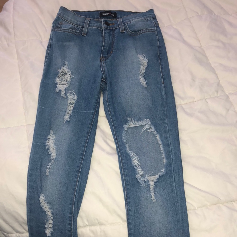 Fashion nova jeans size 0 W23